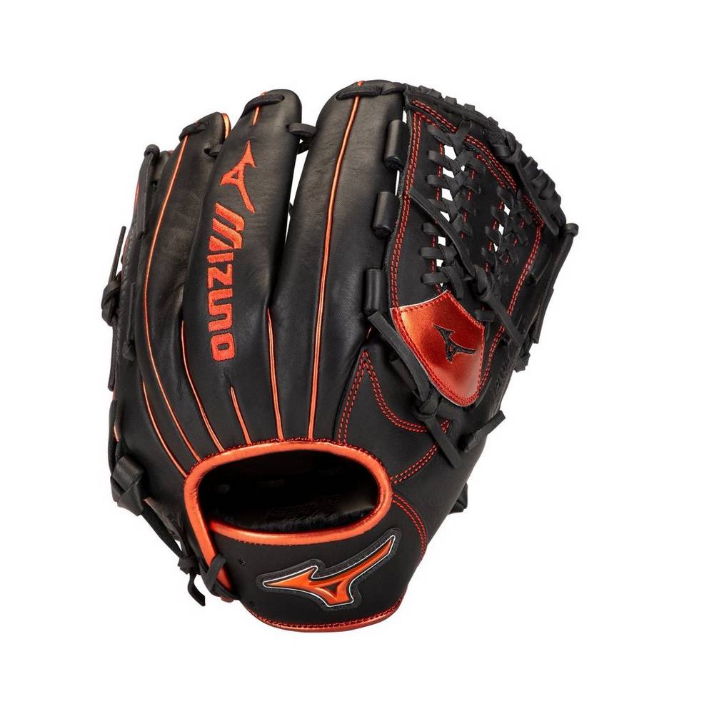 Guantes De Beisbol Mizuno MVP Prime SE Infield 11.75" Hombre Negras/Rojas España JTDC-26739